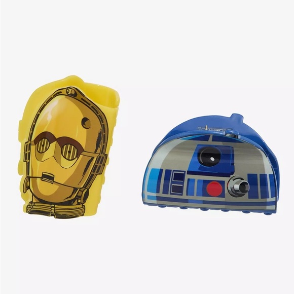 Star Wars R2-D2 and C-3PO Claw Clips NWT set of 2 - Picture 2 of 3